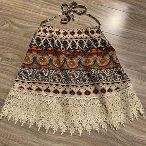 Boho Halter Top